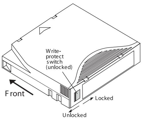 QUANTUM CL400LWXX - Write-protecting a Cartridge - 2