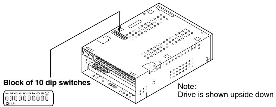QUANTUM STDX24000N - Changing DIP Switch Settings - 1