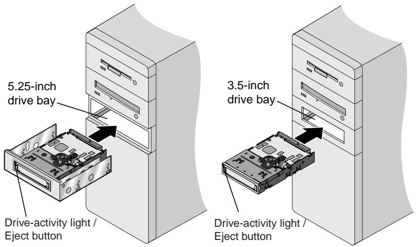 QUANTUM TRAV40 - Mount the drive - 1