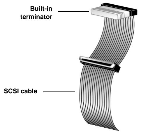 QUANTUM DLT-S4 - Connecting the Cables and Terminating the SCSI Bus - 1