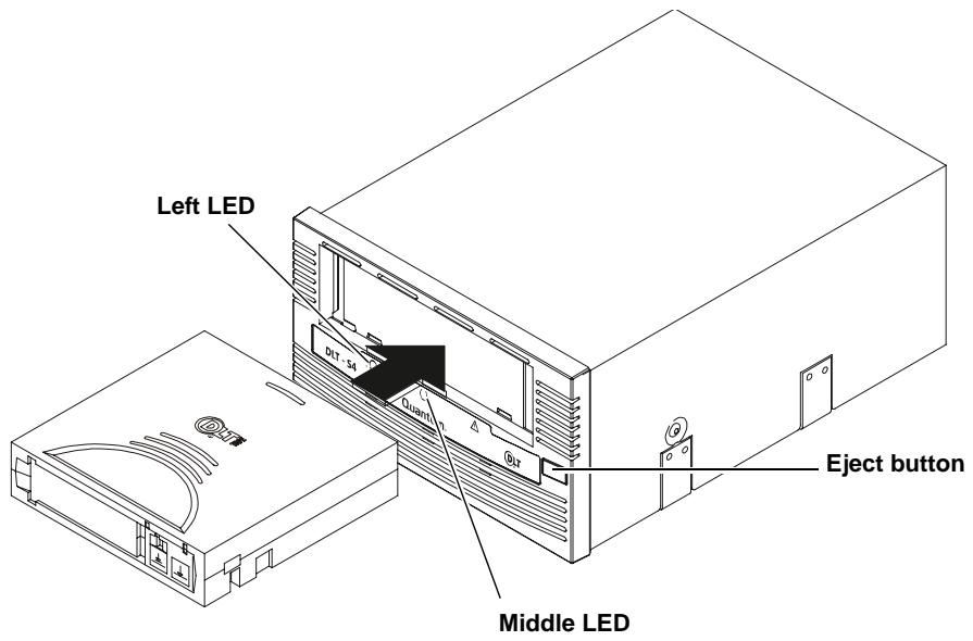 QUANTUM DLT-S4 - Loading a Cartridge - 1