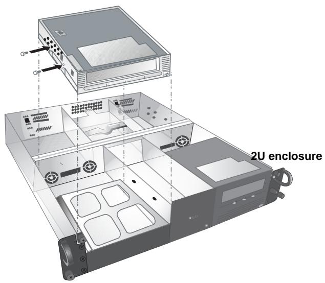 QUANTUM DLT-V4 - Installing the Internal SATA-to-USB Tape Drive - 3