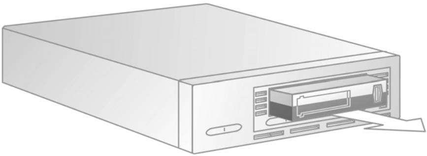 QUANTUM DLT-V4 - Unloading a Data Cartridge - 1