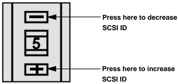 QUANTUM DLT-V4 - Setting the SCSI ID - 2