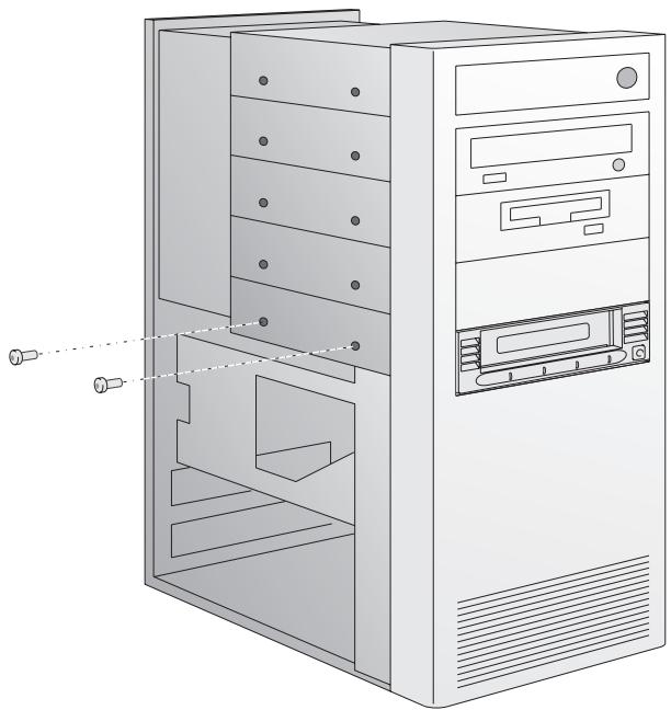 QUANTUM DLT-V4 - Completing the Internal SATA-to-USB Tape Drive Installation - 1