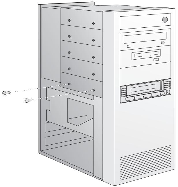 QUANTUM DLT-V4 - Installing the Internal SATA Tape Drive - 5