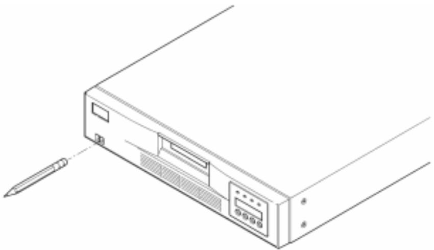 QUANTUM FASTSTOR 2 - Mise sous tension du chargeur automatique - 1