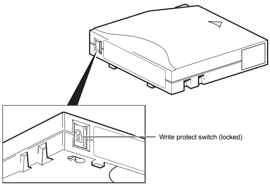 QUANTUM LTO-5 - Write Protecting a Tape Cartridge - 1