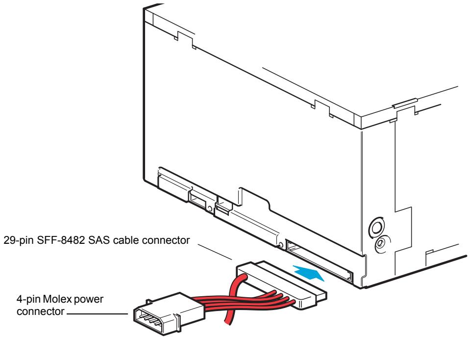 QUANTUM LTO-5 - Connecting the Internal Full-Height Drive Interfaces - 1