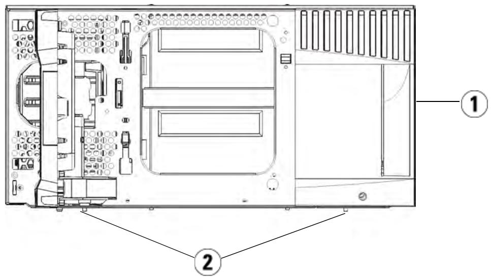 QUANTUM SCALAR I500 - Pour installer les écrous à cage : - 2