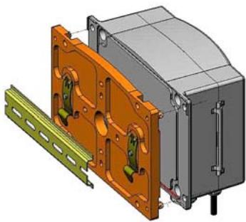 VAISALA DMT340 - Mounting with DIN Rail Installation Kit - 1