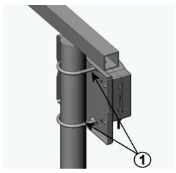 VAISALA DMT340 - Pole Installation with Installation Kit for Pole or Pipeline - 1