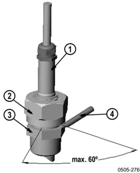 VAISALA DMT340 - Tightening the Clasp Nut - 1