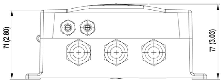 VAISALA DMT340 - Dimensions (mm/inch) - 1