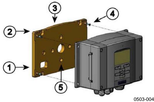 VAISALA DMT340 - Wall Mounting with Wall Mounting Kit - 1