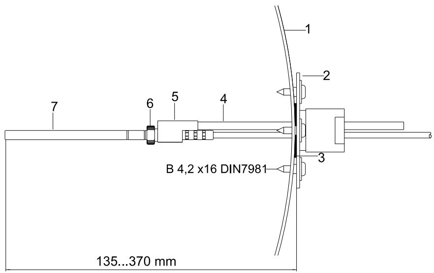 VAISALA HMT330 - Duct Installation Kit for Temperature Probe (for HMT337) - 1