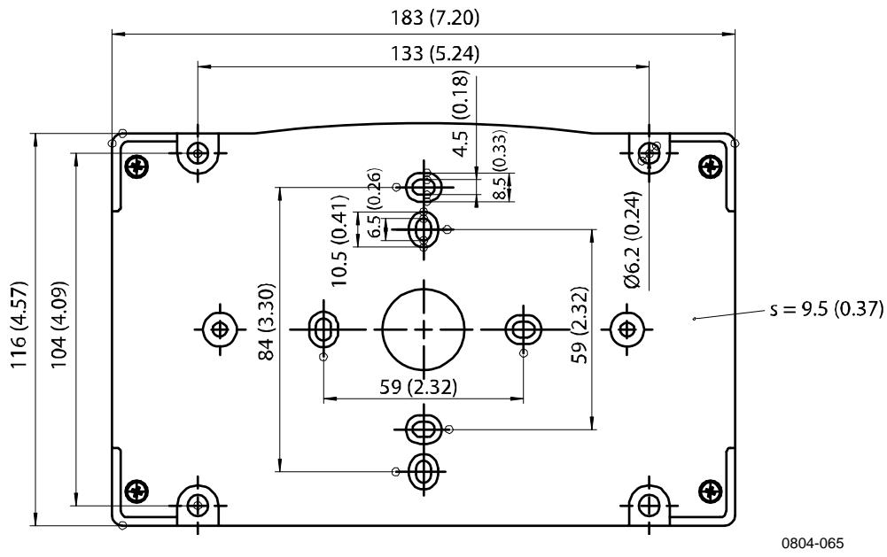VAISALA HMT330 - Wall Mounting with Wall Mounting Kit - 2