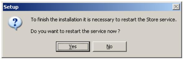 AVG 8.5 EMAIL SERVER EDITION - Redémarrage du service store - 1