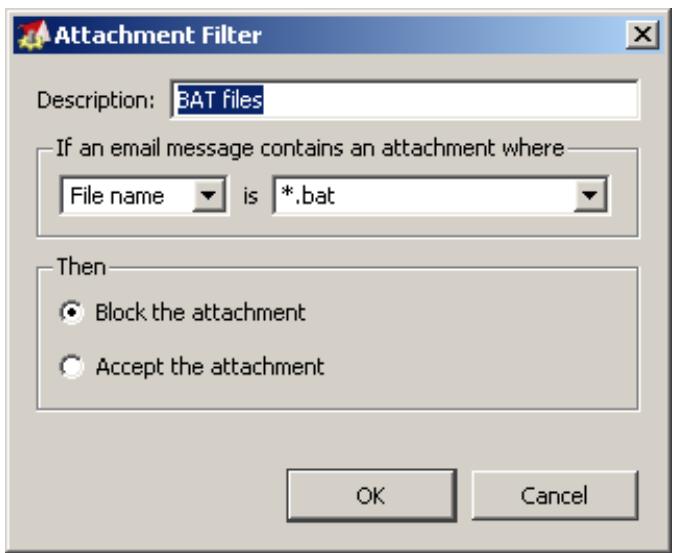 AVG 8.5 EMAIL SERVER EDITION - Filtrage des pièces jointes - 2