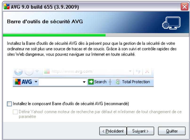 AVG 9 ANTI-VIRUS - Barre d'outils de sécurité AVG - 1