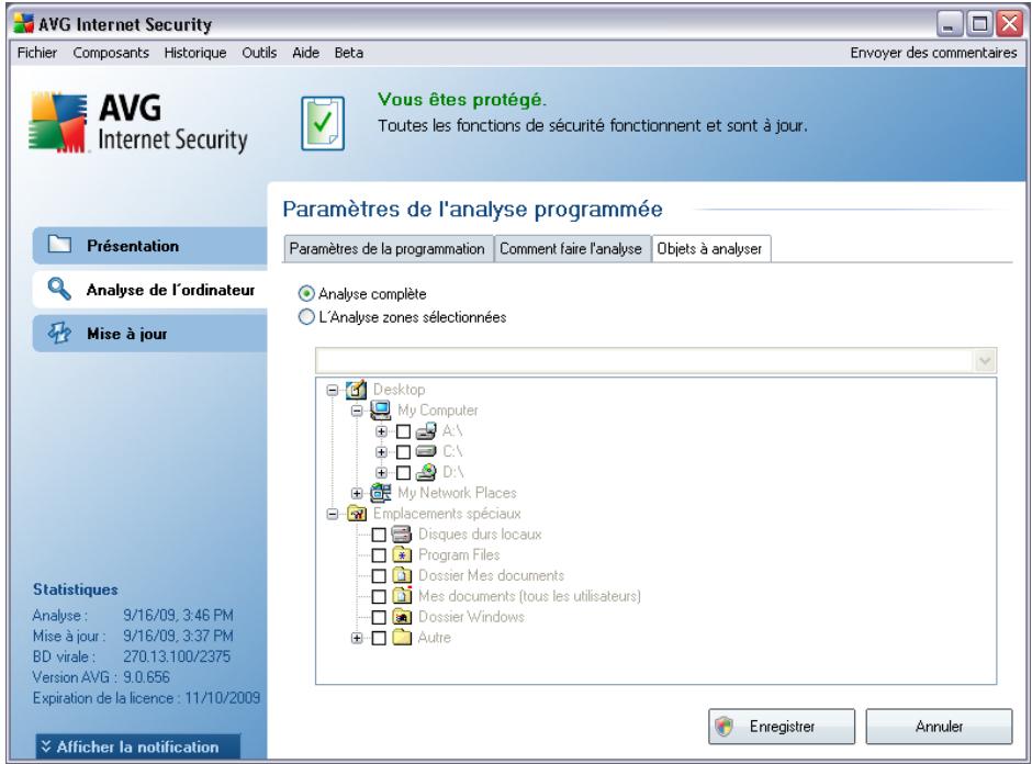 AVG 9 ANTI-VIRUS - Objets à analyser - 1