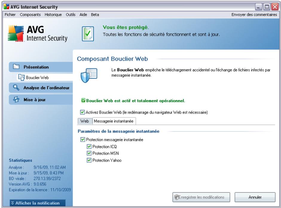 AVG 9 ANTI-VIRUS - Configuration standard du composant - 2