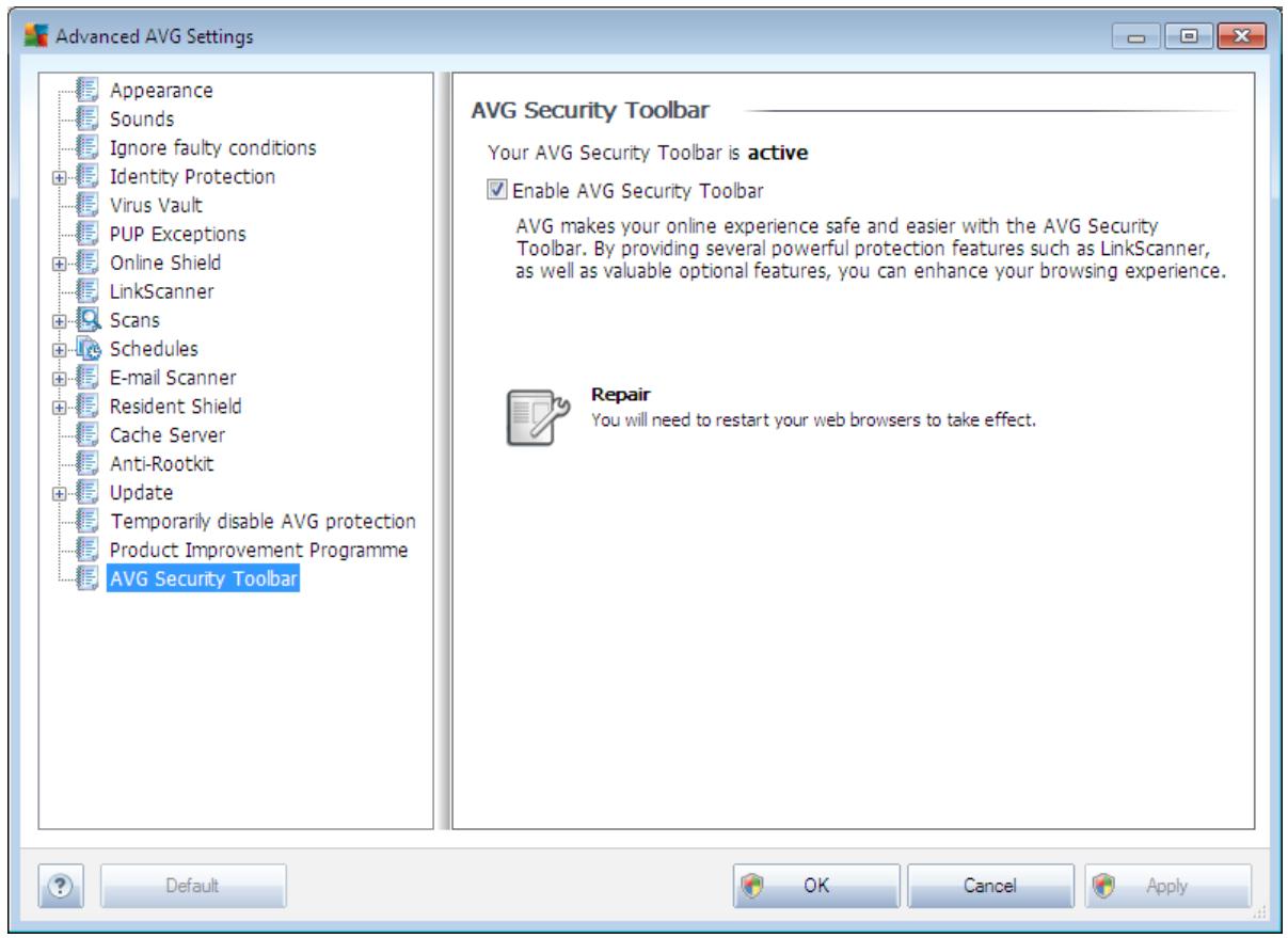 AVG ANTI-VIRUS 2011 - AVG Security Toolbar - 1