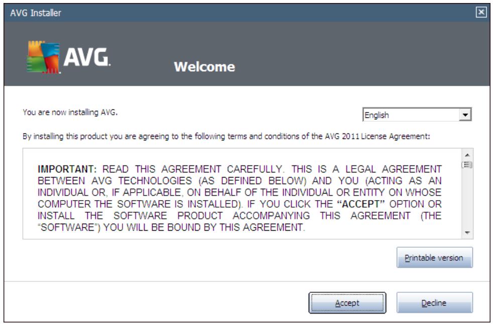 AVG ANTI-VIRUS 2011 - Welcome - 1