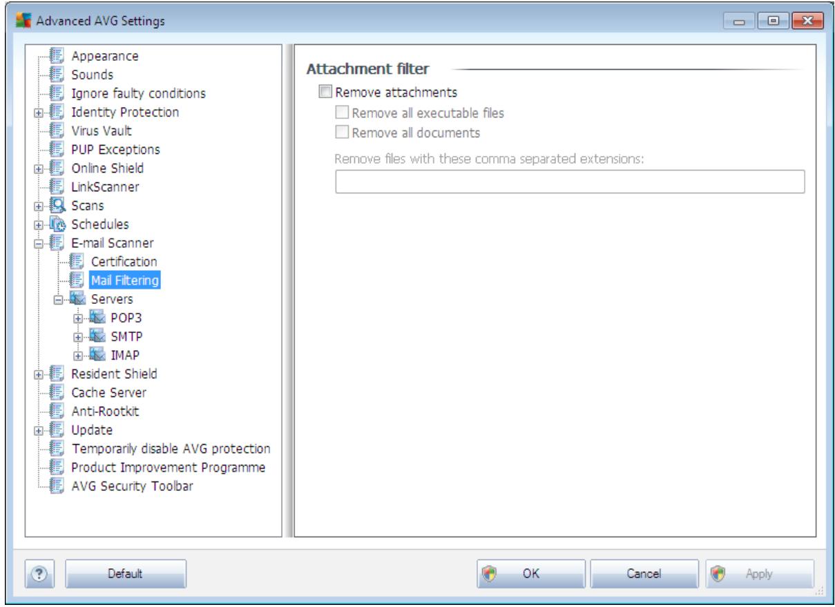AVG ANTI-VIRUS 2011 - Mail Filtering - 1