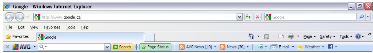 AVG ANTI-VIRUS 2011 - AVG Security Toolbar Interface - 1