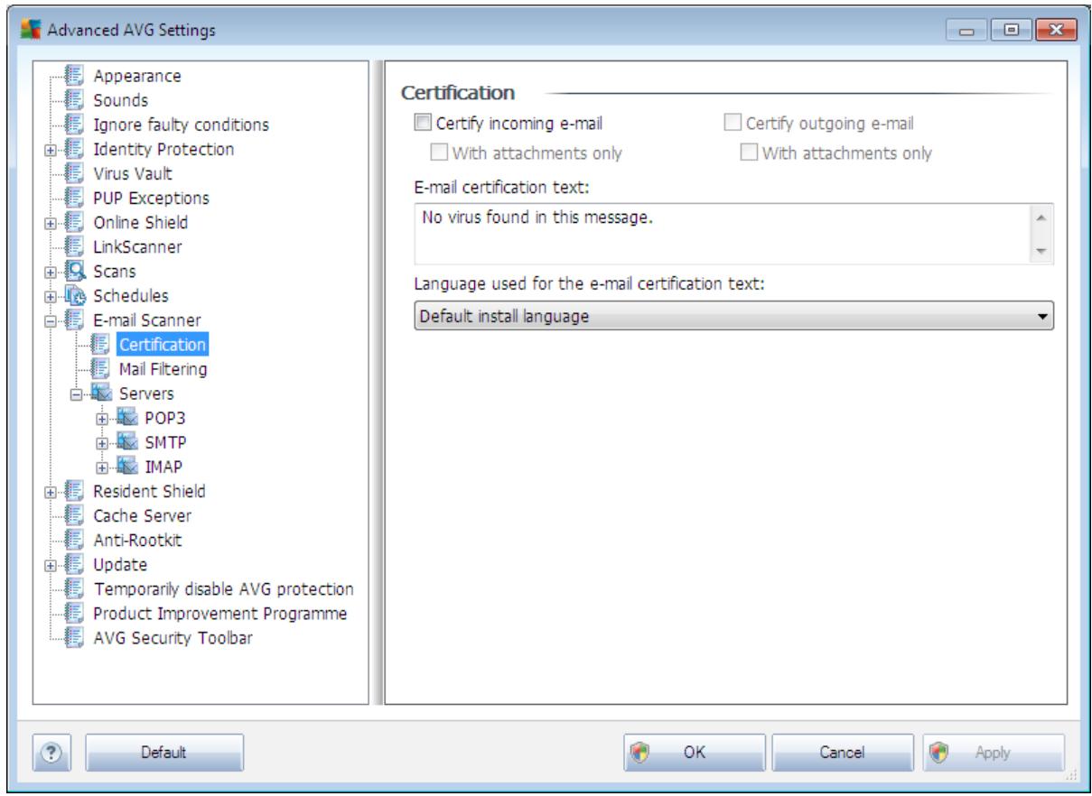 AVG ANTI-VIRUS 2011 - Certification - 1