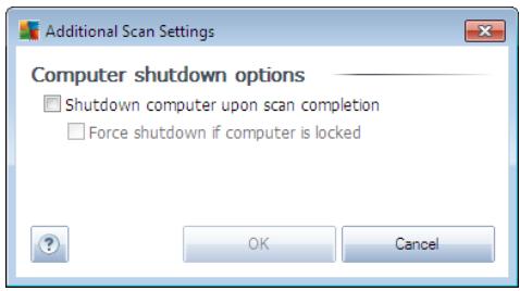 AVG ANTI-VIRUS 2011 - Additional scan settings - 1