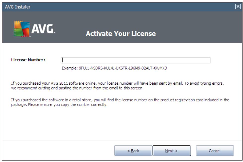 AVG ANTI-VIRUS 2011 - Activate your AVG license - 1