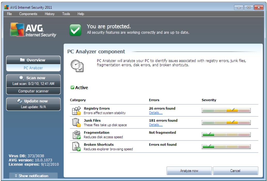 AVG ANTI-VIRUS 2011 - PC Analyzer - 2