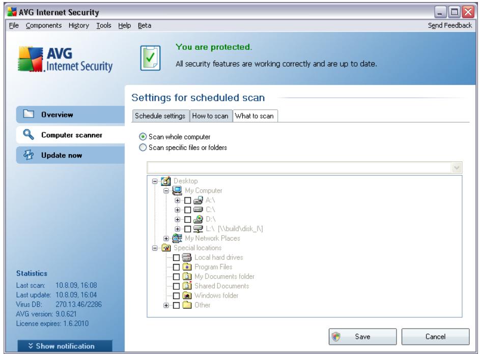 AVG ANTI-VIRUS 9.0 - What to Scan - 1
