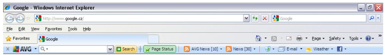 AVG ANTI-VIRUS 9.0 - AVG Security Toolbar Interface - 1