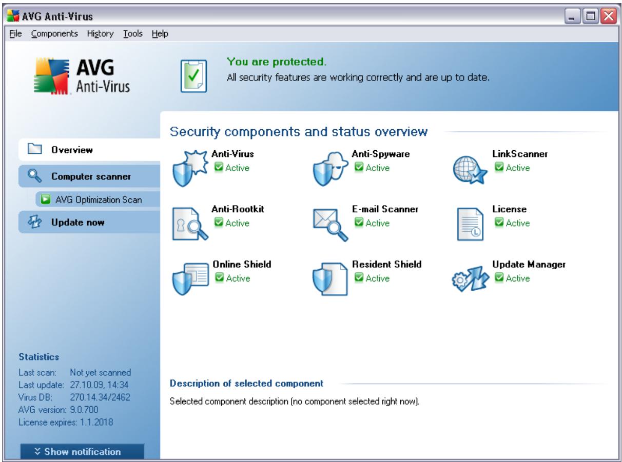 AVG ANTI-VIRUS 9.0 - AVG User Interface - 1