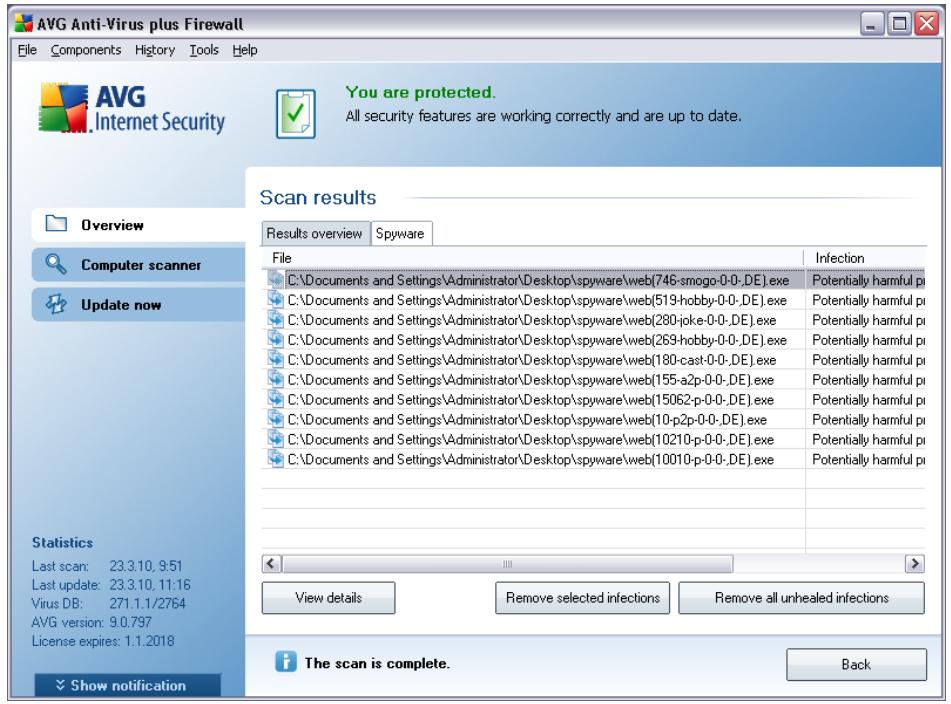 AVG ANTI-VIRUS 9.0 - Spyware Tab - 1