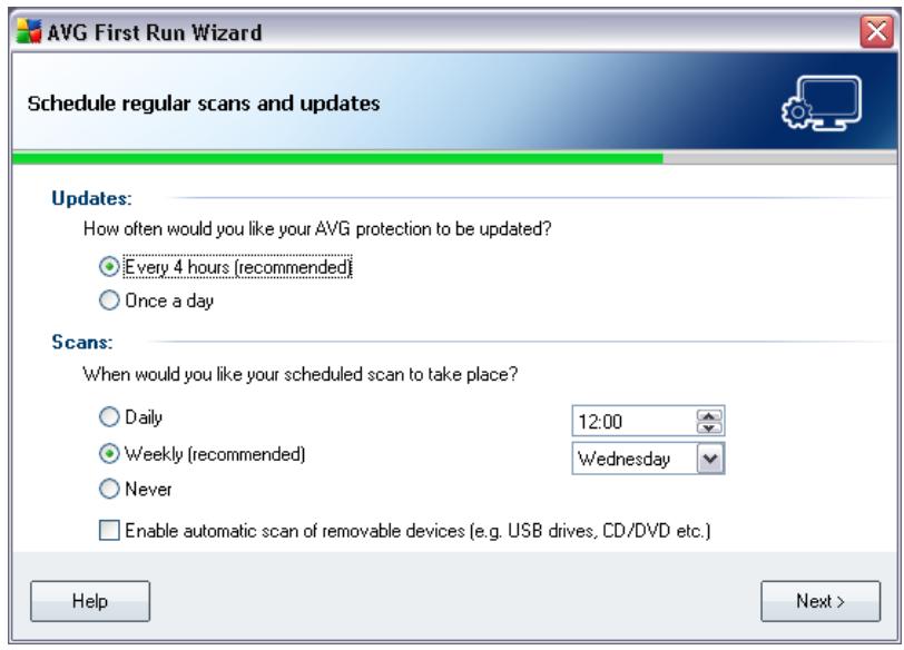 AVG ANTI-VIRUS 9.0 - Schedule regular scans and updates - 1