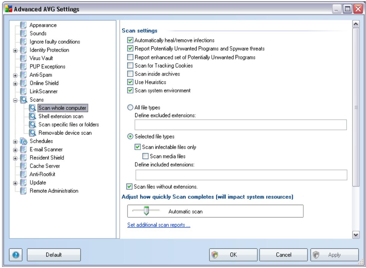 AVG ANTI-VIRUS 9.0 - Scan Whole Computer - 1