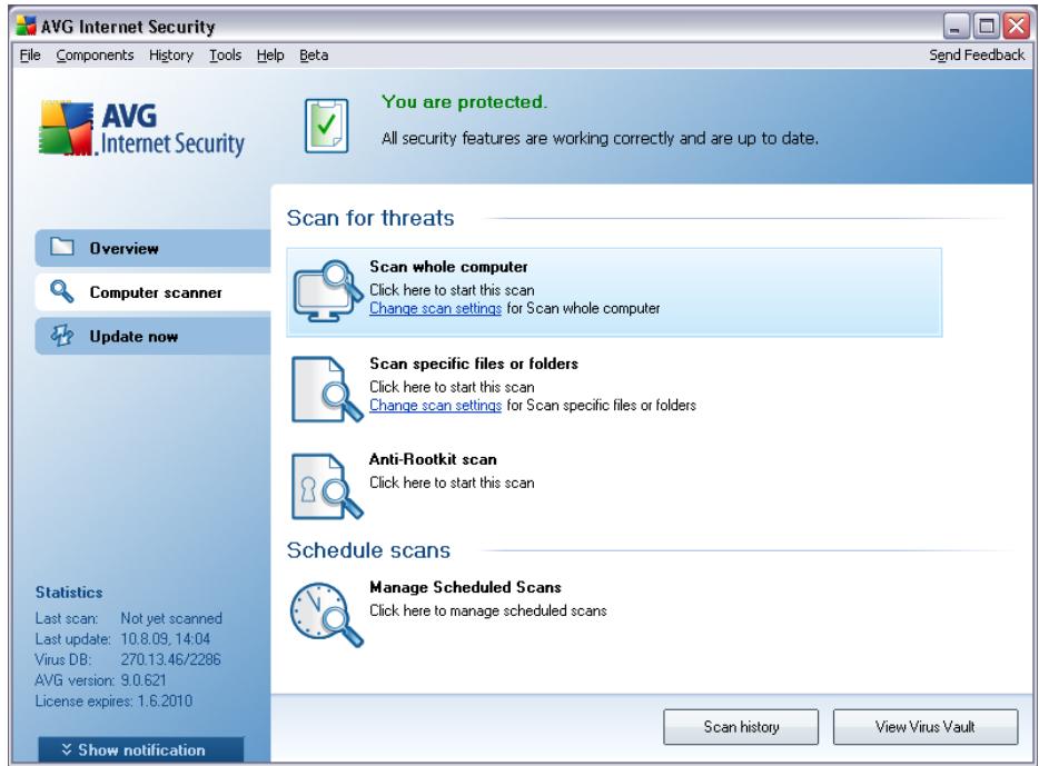 AVG ANTI-VIRUS 9.0 - Scan Scheduling - 1