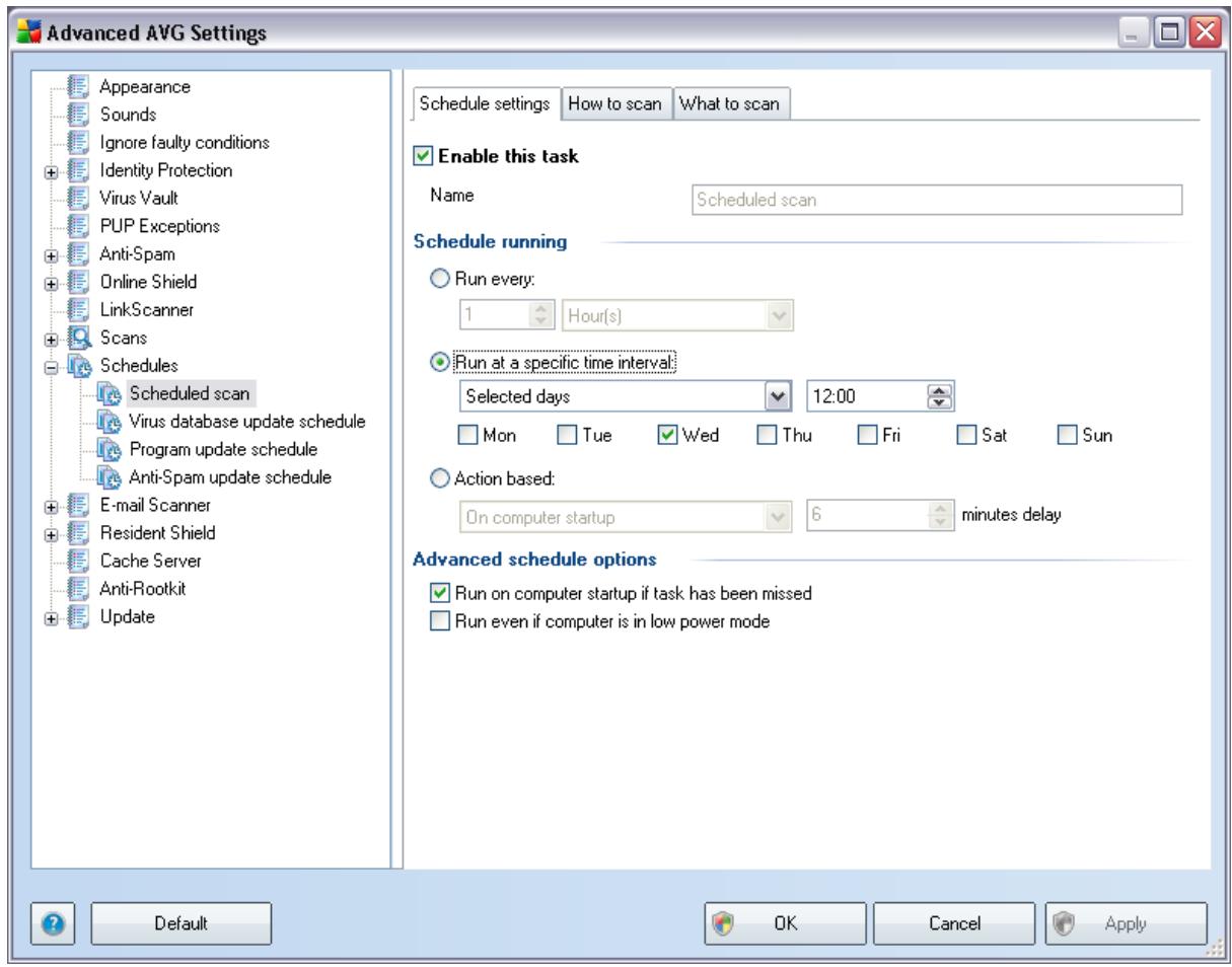 AVG INTERNET SECURITY 9.0 - Scheduled Scan - 1