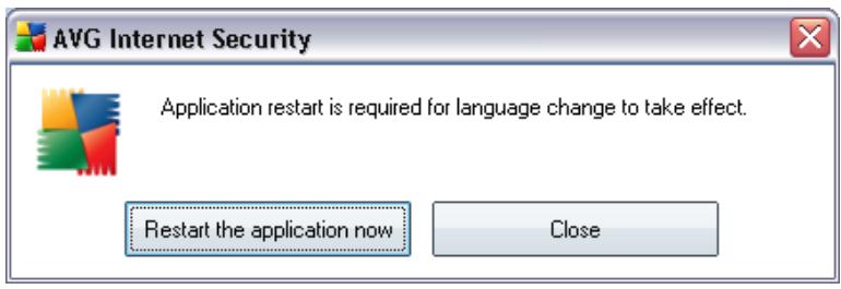 AVG INTERNET SECURITY 9.0 - Language selection - 1