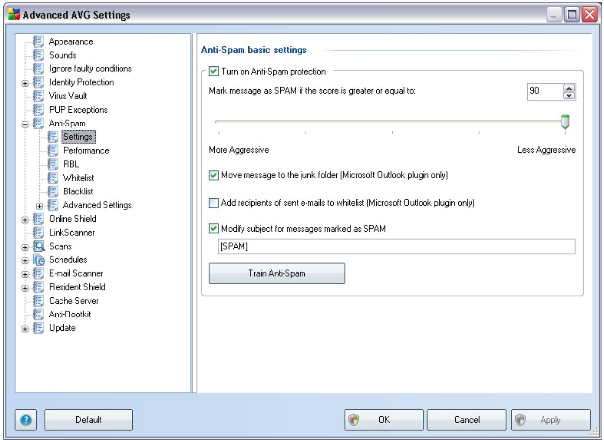 AVG INTERNET SECURITY 9.0 - Settings - 1