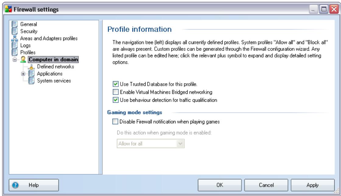 AVG INTERNET SECURITY 9.0 - Profile Information - 1
