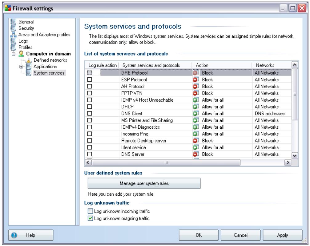 AVG INTERNET SECURITY 9.0 - System Services - 1