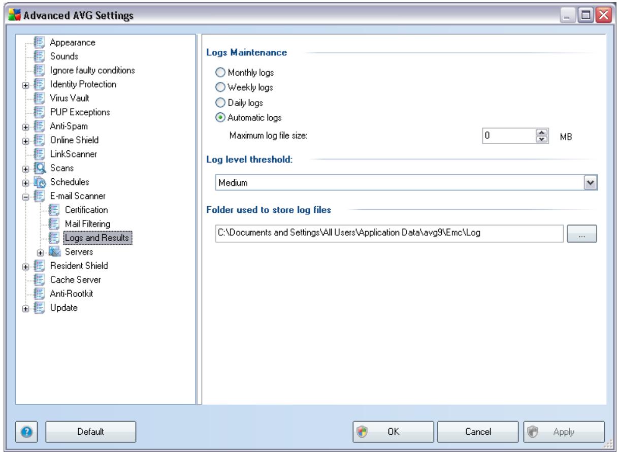 AVG INTERNET SECURITY 9.0 - Logs and Results - 1