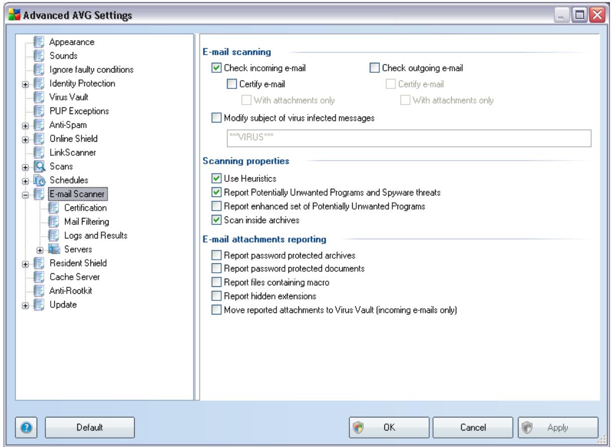 AVG INTERNET SECURITY 9.0 - E-mail Scanner - 1