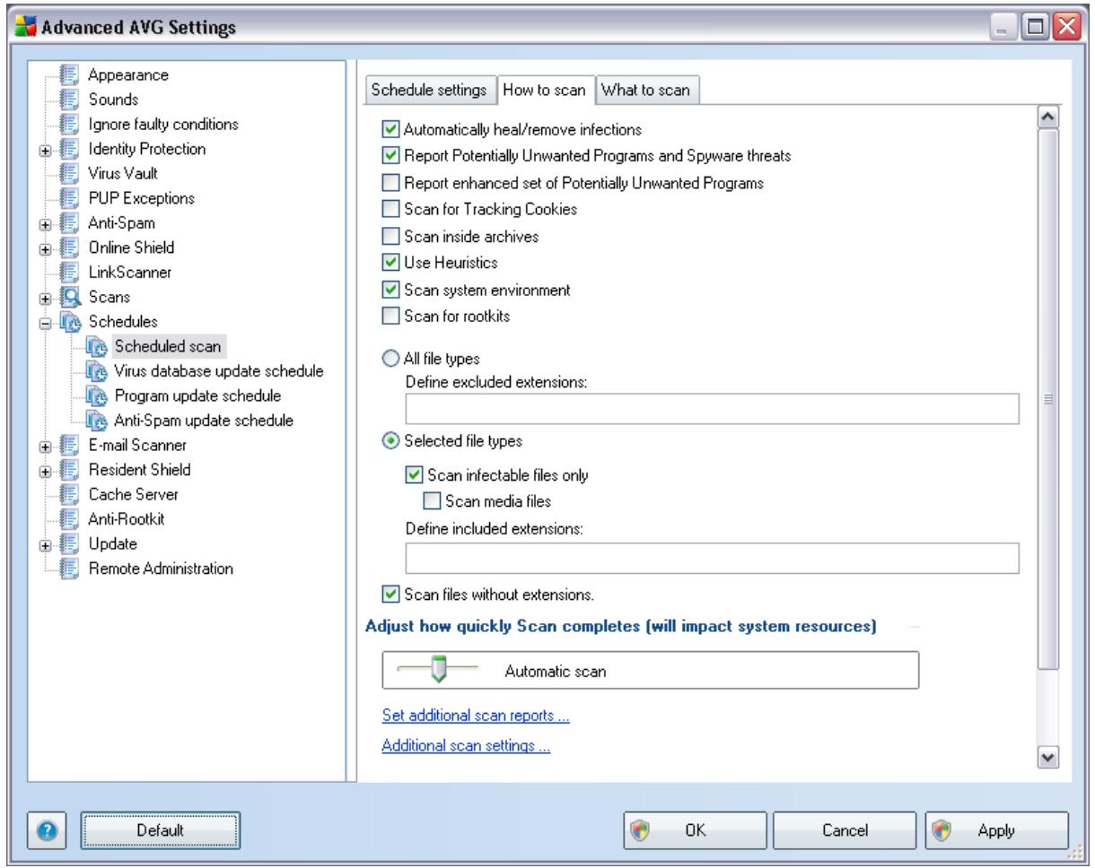 AVG INTERNET SECURITY 9.0 - Advanced schedule options - 3