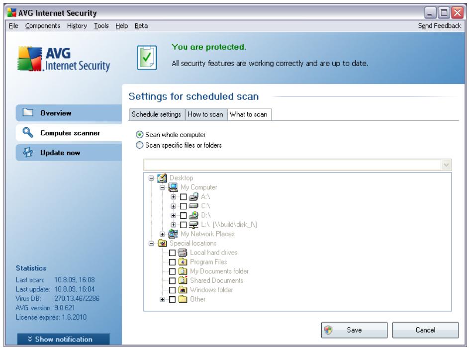 AVG INTERNET SECURITY 9.0 - What to Scan - 1